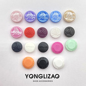 侧边扣子母扣原装 正品 小鳄鱼扣crocs鞋 洞洞鞋 带旁边扣装 饰配件