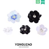 花鞋 配饰鞋 上装 饰扣野兽派花朵鞋 饰品 新款 扣配件趣味百搭鞋 洞洞鞋