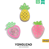 饰品LED水果鞋 2025新款 扣配饰可爱百搭 鞋 上装 Crocs配饰洞洞鞋 花