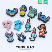 饰品DIY卡通鞋 新款 扣配件卡骆驰智必星 鞋 上装 Crocs洞洞鞋 配饰花