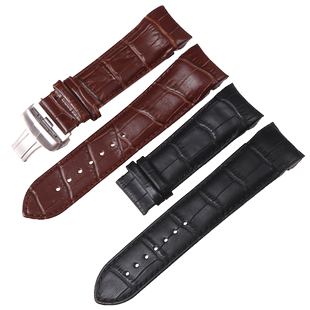 征途适配天梭T035表带库图1853男配件真皮表带T035627A手表链24mm