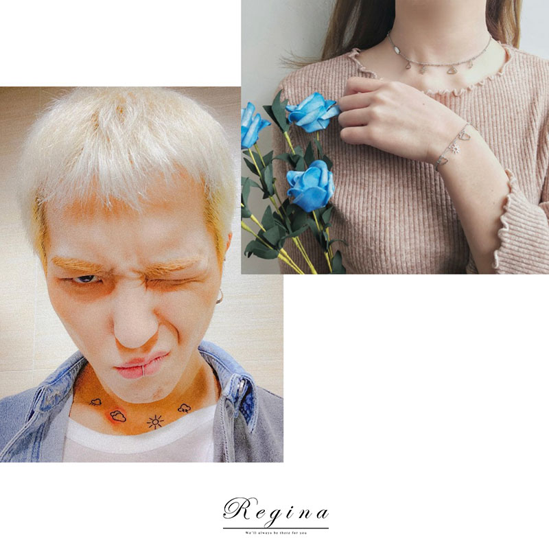 原创项链Regina医用钛钢女钛钢