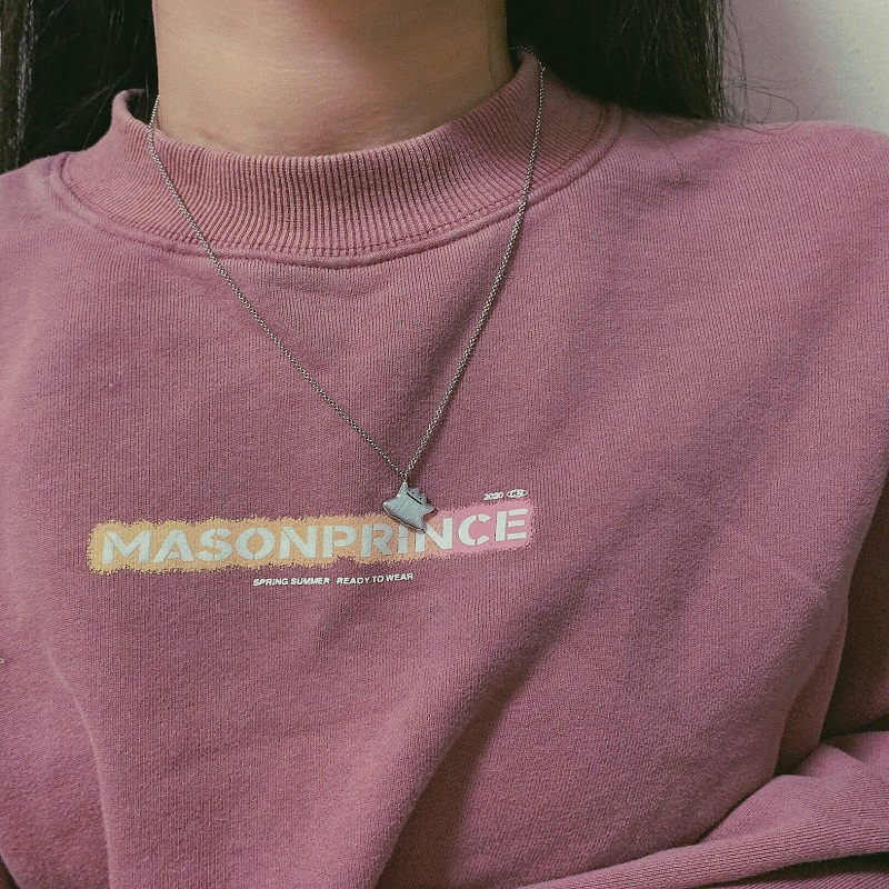 小众女ins可爱项链卡通毛衣链