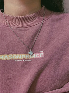 小众女ins可爱项链卡通毛衣链