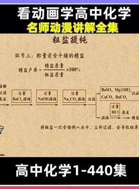 看动画学高中化学视频网课 全集爆笑启蒙动画实验教学教程电子版