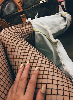 镂空连裤袜网眼袜性感美腿袜薄款