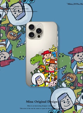 苹果17ProMax手机壳16pro玩具总动员15Pmax巴斯光年iPhoneAir手机壳14用苹果13软原色透明可爱胡巴14porm潮男