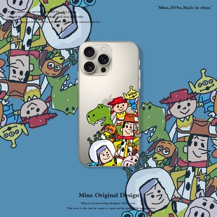 苹果17ProMax手机壳16pro玩具总动员15Pmax巴斯光年iPhoneAir手机壳14用苹果13软原色透明可爱胡巴14porm潮男