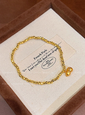 新中式葫芦盘缠手链金色福禄轻奢高级感手串复古百搭编织手绳手饰