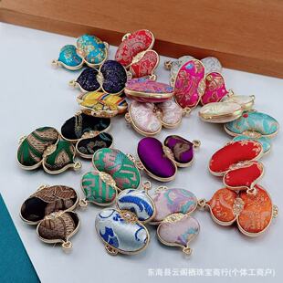 原创非遗宋锦纯手工宋锦葫芦挂件/包挂/车挂双面葫芦吊坠配饰饰品