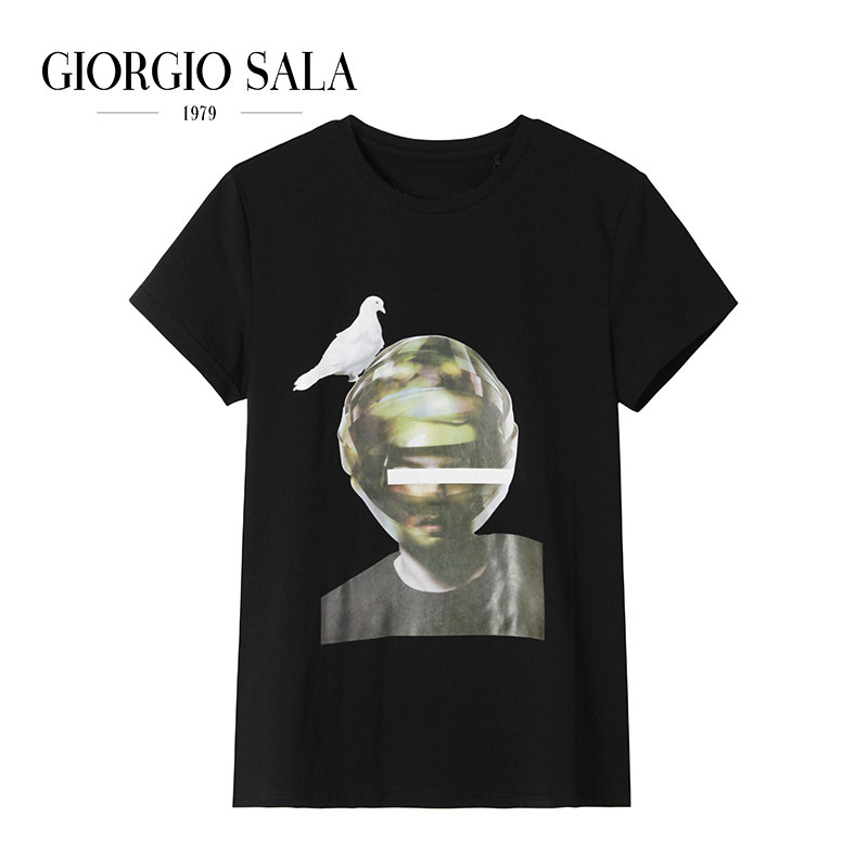 夏季新款短袖T恤男潮流趣味人物印花青少年街头修身上衣体恤##在类目 男装, T恤中 - 来自Buy2taobao.com提供专业的淘宝代购服务