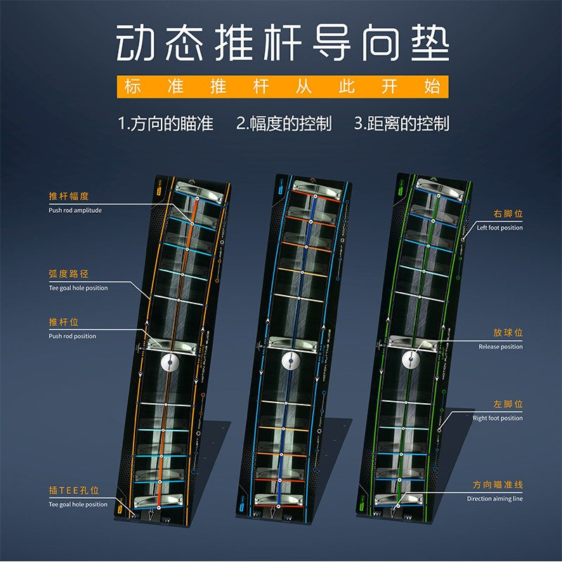 高尔夫动态推杆轨迹垫防雨水