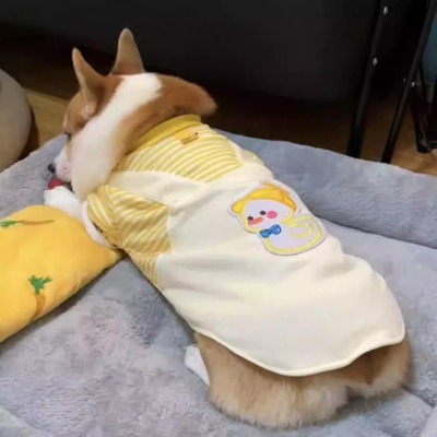 可牵引狗狗衣服秋冬天中型犬柯基法斗雪纳瑞柴犬腊肠可爱冬装卫衣