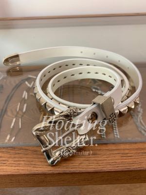 ERD摇滚朋克牛皮铆钉腰带