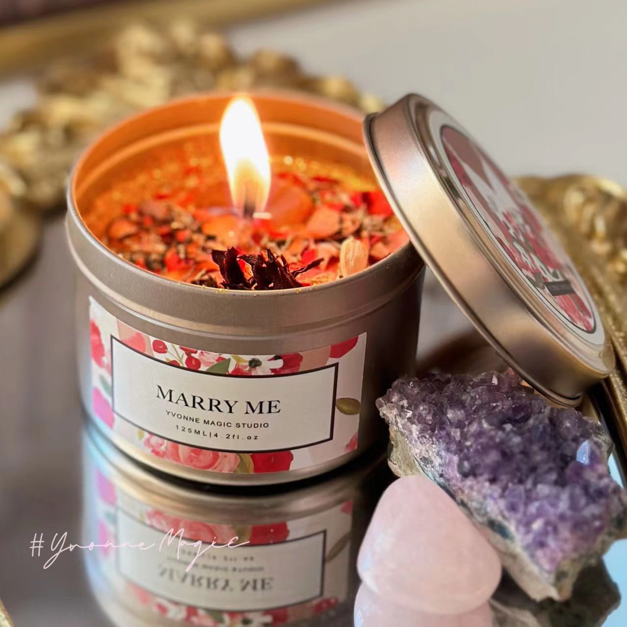 MARRY ME｜花嫁虞美人杏仁茉莉香调香氛蜡烛香薰小众设计师品牌