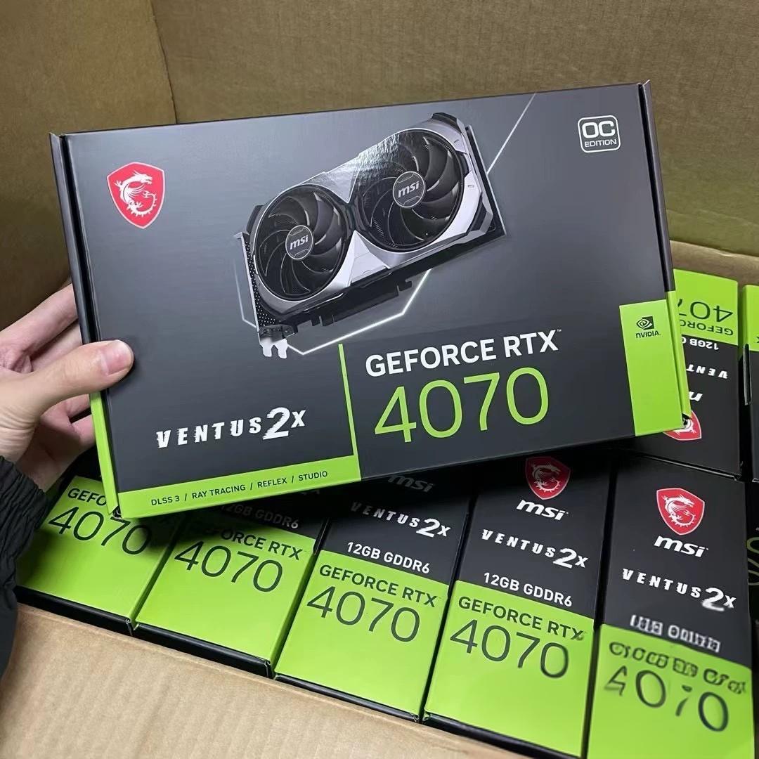 微星魔龙RTX 4070 VENTUS 2X 12G OC显卡