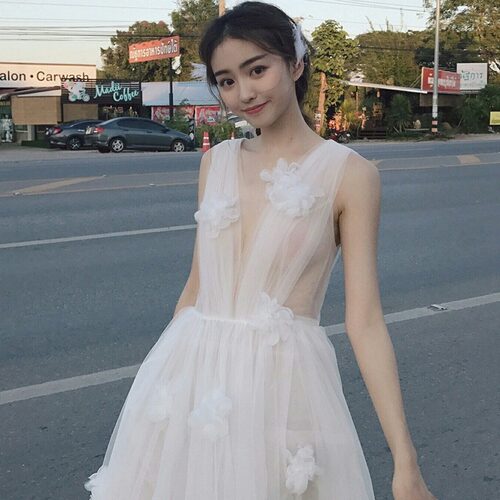 法式复古轻婚纱字肩缎面鱼尾礼服