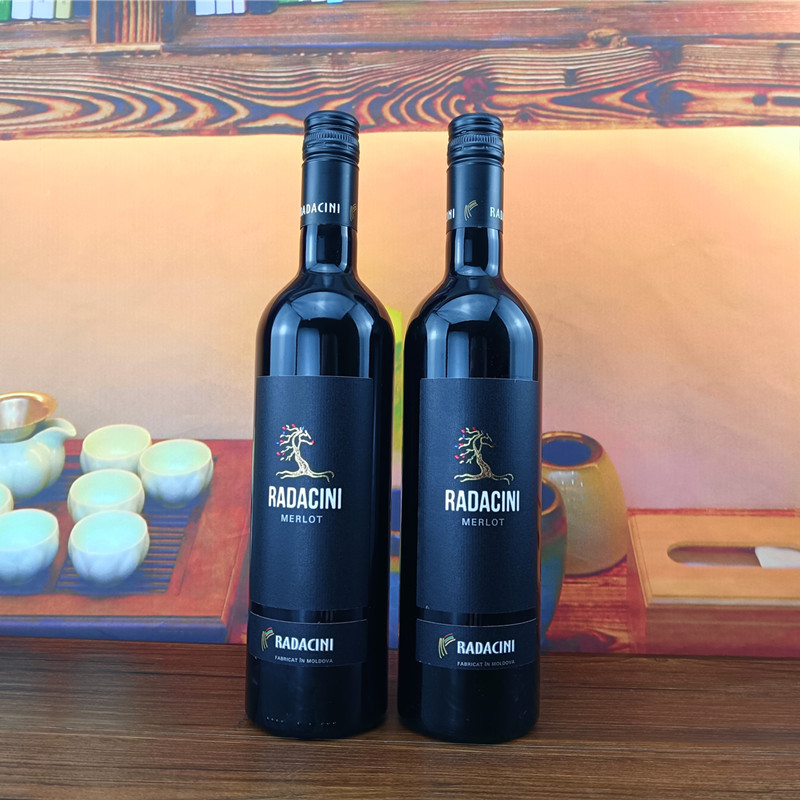 原装进口摩尔多瓦红葡萄酒1瓶*750ml红酒原瓶干红半甜