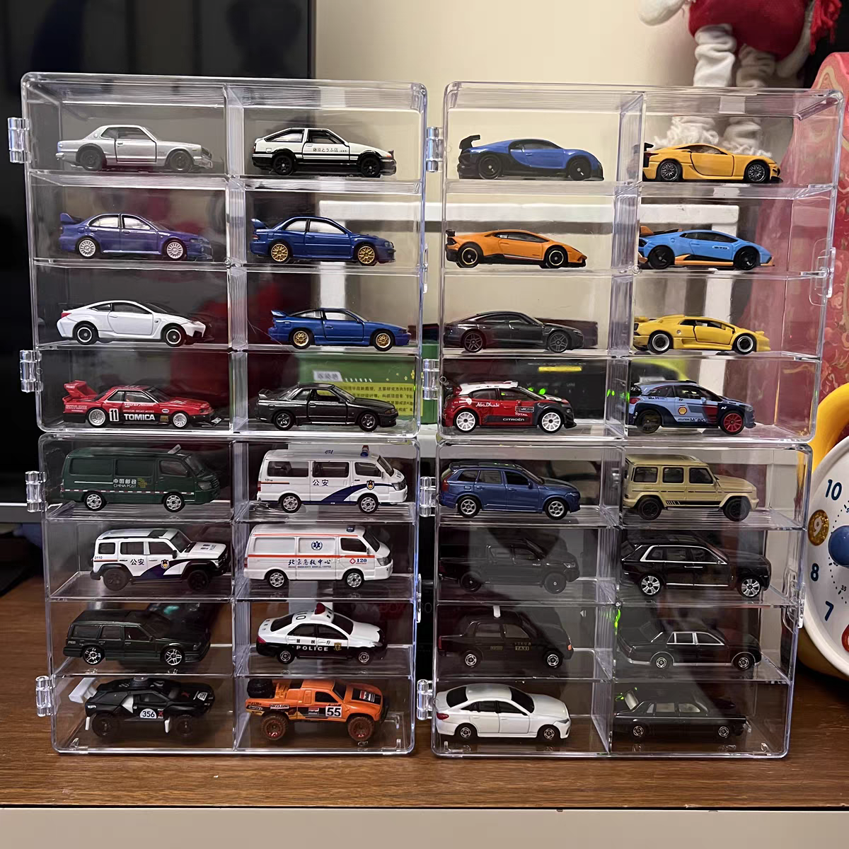 风火轮收纳盒合金小汽车模