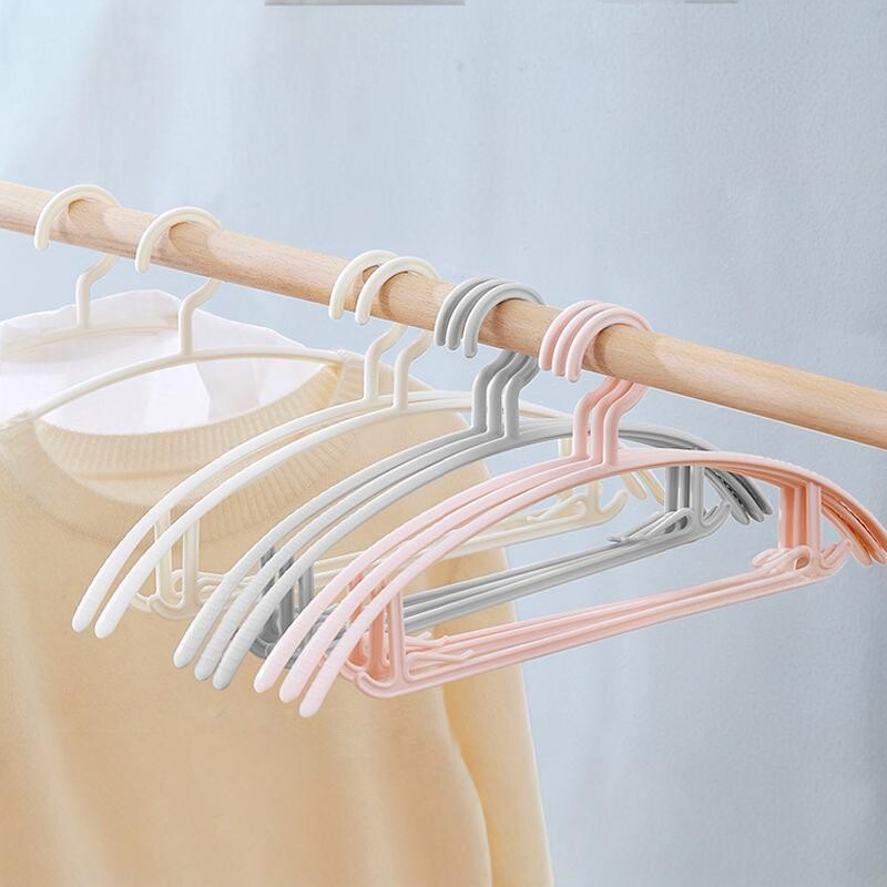 网易严选无痕晾衣架内衣晾晒架学生衣挂家用挂衣塑料防滑晾衣服