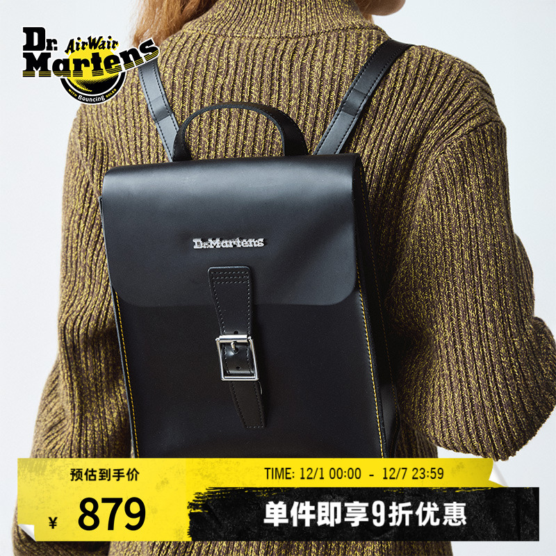 学院风双肩包Dr.Martens男女款