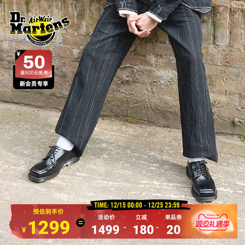 Dr.Martens马丁博士Durrow 5i英伦新款爆款方头光