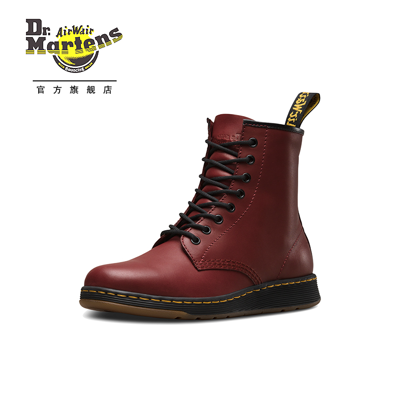 Dr£®MartensÂíÍ¡²©Ê¿DM'S LITE ÇáÁ¿8¿×Âí¶¡Ñ¥Ó£ÌÒºìÄÐŮͬ¿î