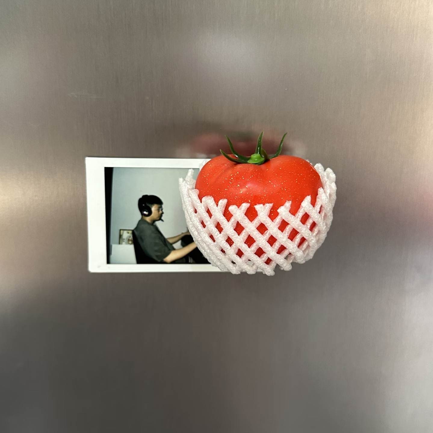 甜菜家仿真西红柿冰箱贴磁吸创意装饰品家居可爱大番茄个性3D立体