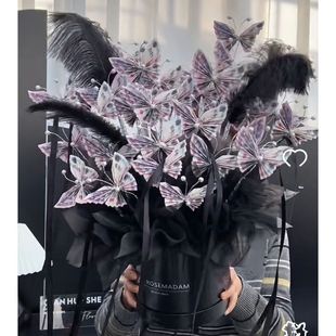 520蝴蝶有钱花抱抱桶材料包生日礼物送情侣母亲节父亲节情人节