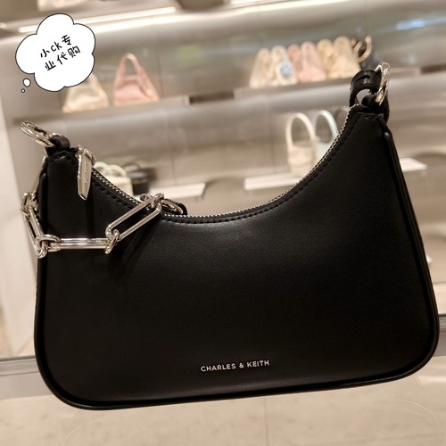 CHARLES&KEITH 夏季新款小CK2-20271604通勤轻便链条腋下包女包包