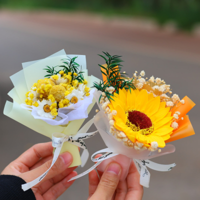 绣球伴手礼花束玫瑰摆件
