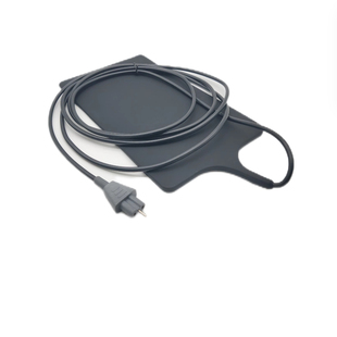 可重复使用硅胶负极板凹槽带针通用电极线高频电刀负极板导联线