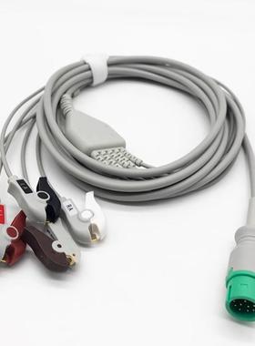 适用COMEN科曼C60 C80 C90 NC8 NC12 8000E监护仪心电导联线钳式