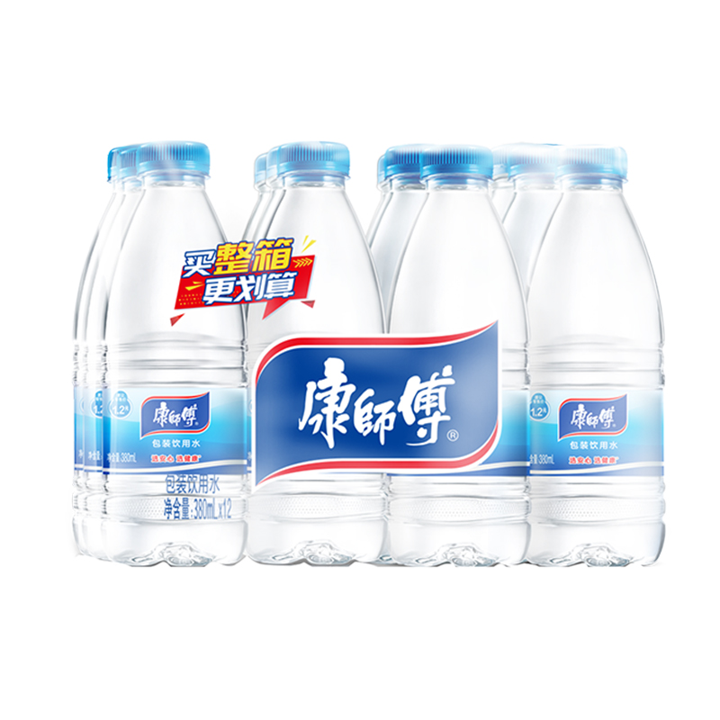 饮用水380ml瓶装车载会议水