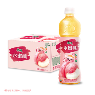康師傅水蜜桃500ml瓶整箱果味風味果汁飲料桃汁蜜桃液飲品好喝