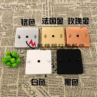 吊灯吸顶灯长方形底座大圆盘装饰吸顶盘托盘圆形底座底盘灯具配件