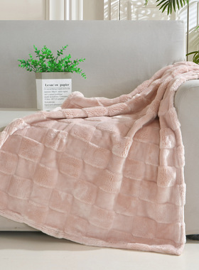 2025新款剖花法兰绒童毯外贸出口童毯亲肤舒适无静电盖毯