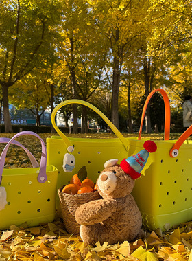 沙滩收纳包手提包EVA户外宠物包户外防水包欧美爆款洞洞包