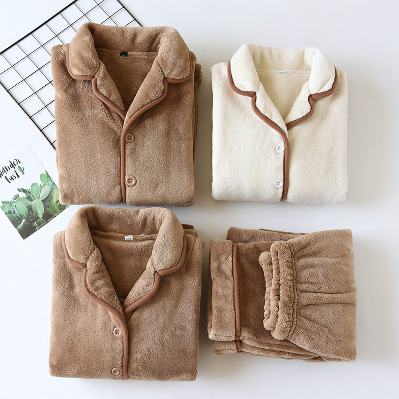 珊瑚绒情侣睡衣秋冬季长袖长裤套装法兰绒加厚保暖休闲家居服,女士内衣/男士内衣/家居服,睡袍/浴袍,淘宝优惠券,粉丝福利购,淘宝优惠卷