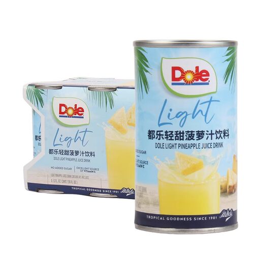 菲律宾进口dole都乐菠萝汁饮料