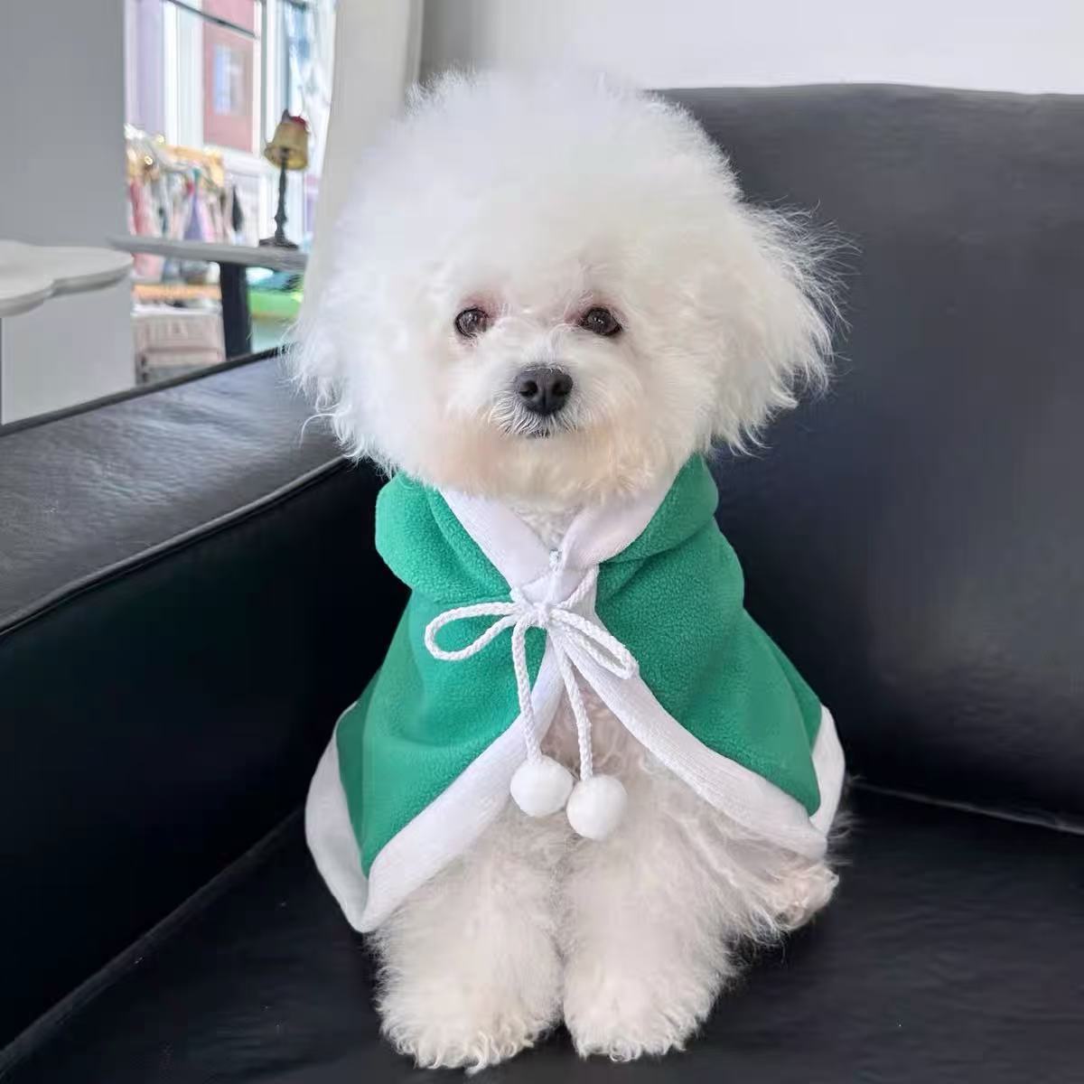 猫咪狗狗秋装衣服斗篷披风圣诞节宠物猫咪连帽披风宠物服饰
