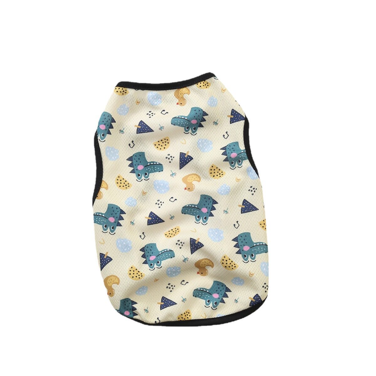 宠物原创衣服卡通夏季薄款狗衣服透气背心猫咪衣服柯基比熊泰迪