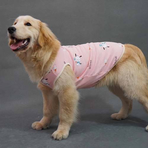 宠它狗狗衣服春夏薄款金毛拉布拉多大型犬衣服防掉毛防晒宠物背心