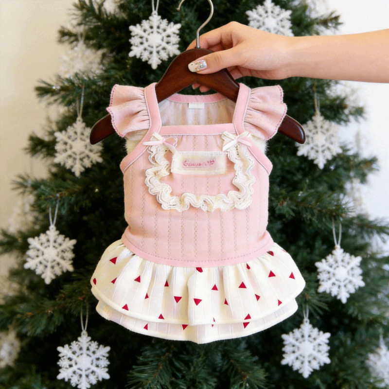 泰迪裙子小狗狗夏季衣服宠物小型幼犬比熊博美约克夏猫咪春夏薄款