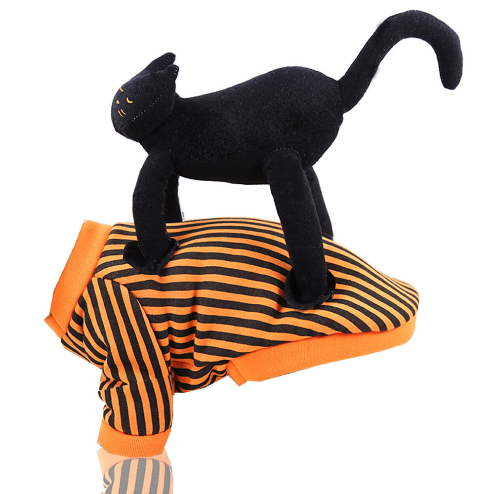 万圣节宠物猫咪狗狗用品站立黑猫咪衣服搞怪泰迪比熊法斗节日