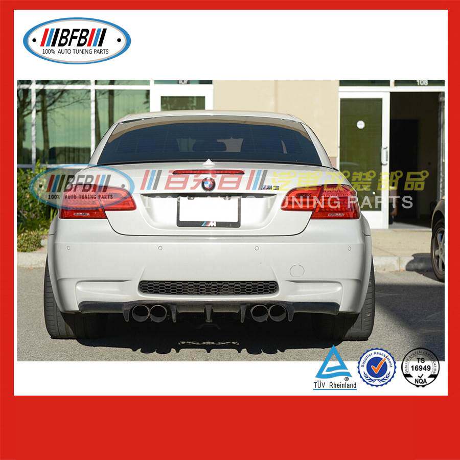 BFB适用宝马3系E92后保杠后唇 E92 M3款碳纤后唇 后包围 M3后保杠