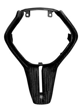 适用英菲尼迪Q50 Q60方向盘改装碳纤维替换件盖板-黑色