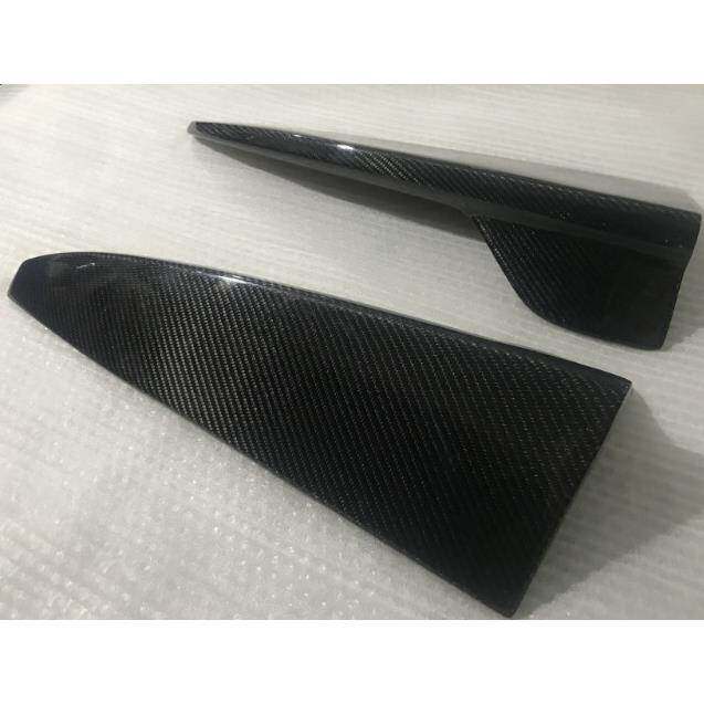 适用奔驰C级W205 4门 C63 FD款 碳纤维 后包角 风刀 运动版 后唇