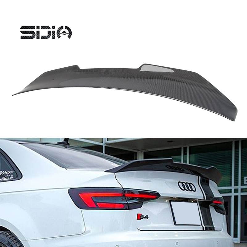 适用于16-19款奥迪A4/S4 B9 PSM款碳纤维尾翼扰流板工厂 出口品质