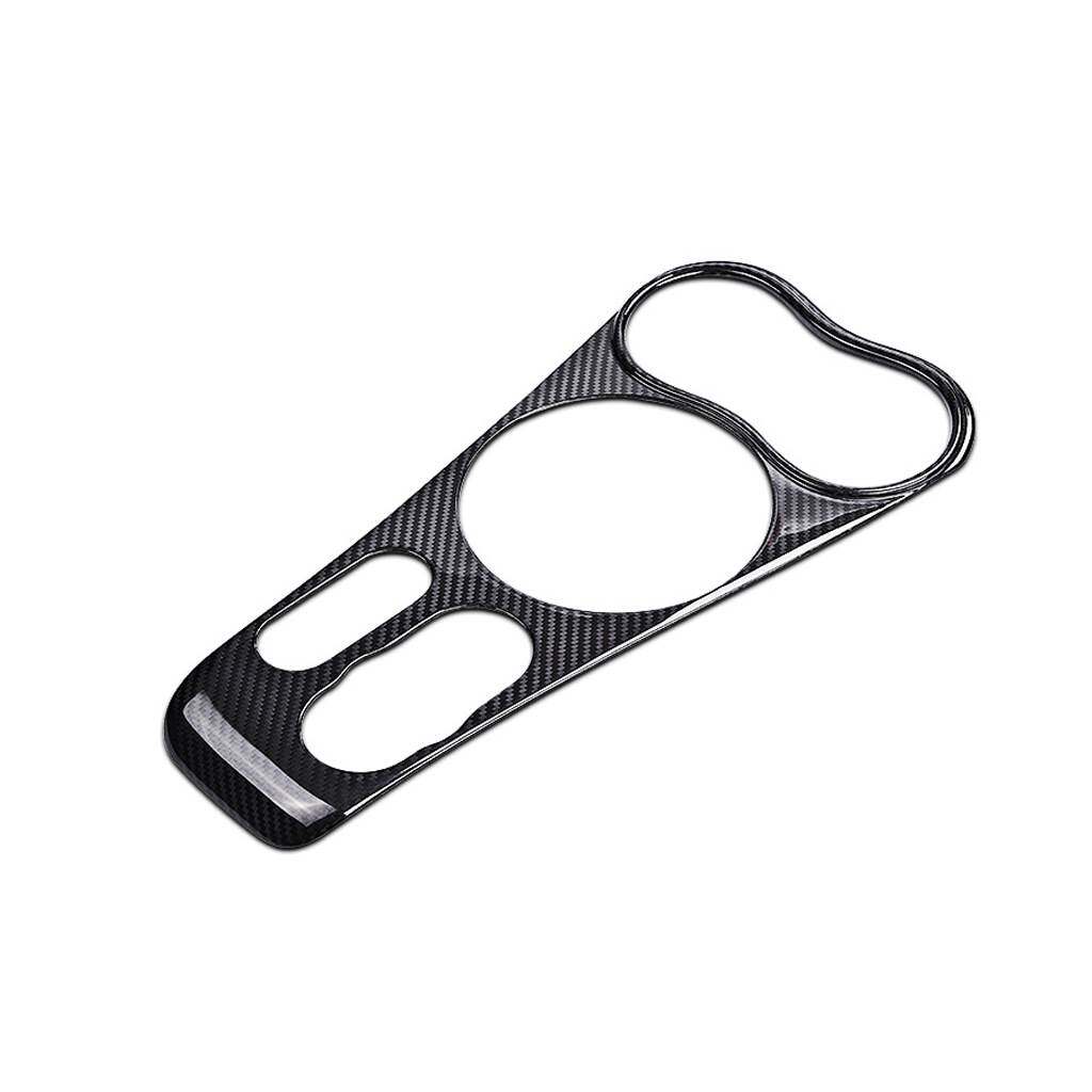 适用宝马Mini CooperF60真碳纤维干碳中控排挡面板装饰贴汽车改装